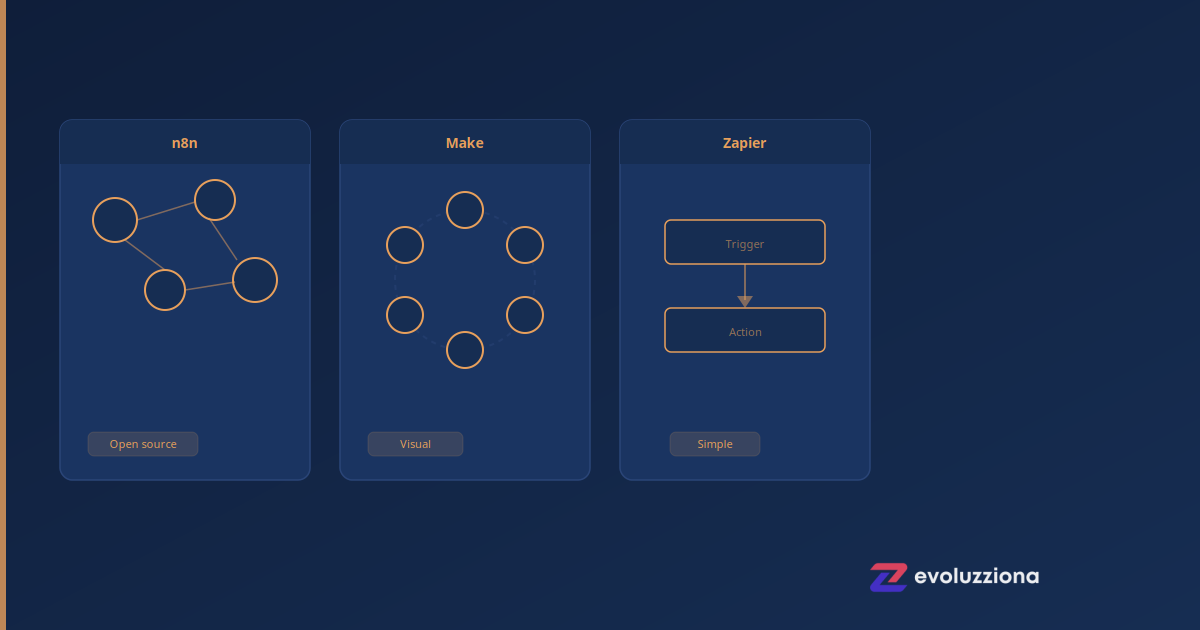 Comparativa n8n vs Make vs Zapier para PYMES: cuál elegir para automatizar